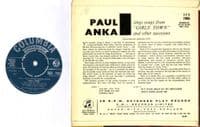 Paul Anka - Sings Songs from Girls Town and Other Successes (SEG 7985)