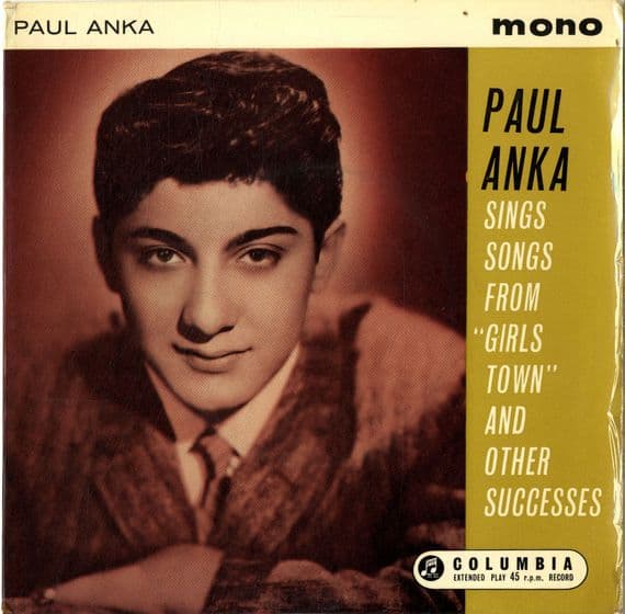 Paul Anka - Sings Songs from Girls Town and Other Successes (SEG 7985)