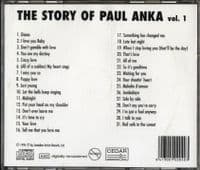 Paul Anka - The Story Of Paul Anka Vol. 1 - Canadian CD