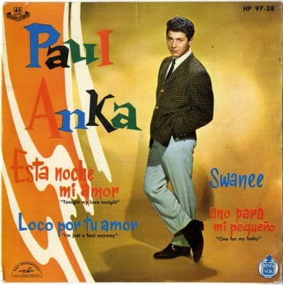 Paul Anka - Tonight My Love, Tonight (HP 97-38) Spain