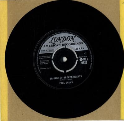 Paul Evans - Brigade Of Broken Hearts/Twins (HLL 9183)