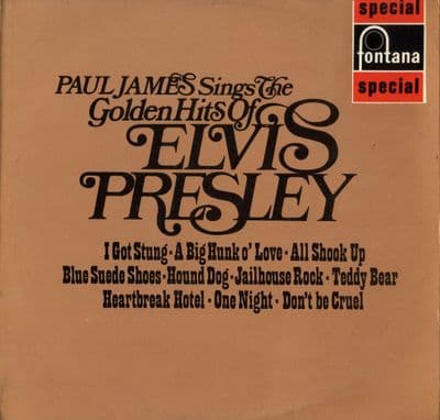 Paul James - Sings The Golden Hits Of Elvis Presley (6438 001) M-