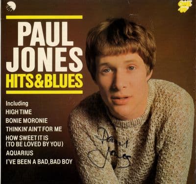 Paul Jones - Hits & Blues (OU 2231) Autographed