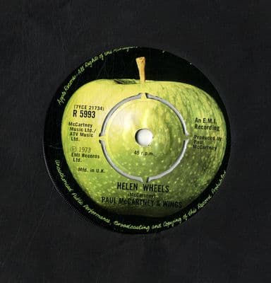 Paul McCartney & Wings - Helen Wheels/Country Dreamer (R 5993) Ex