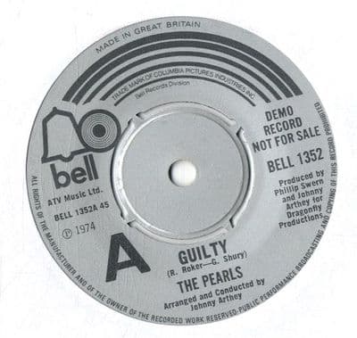 Pearls,The - Guilty/I'll Say It Over Again (1352) Demo M-