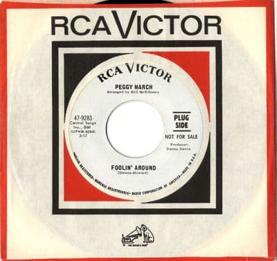 Peggy March - Foolin' Around/This Heart Wasn't Made To Kick Around (47-9283) Promo - Ex