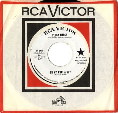 Peggy March - Oh My What A Guy/Only You Could Do That To My Heart (47-8418) Promo - M-