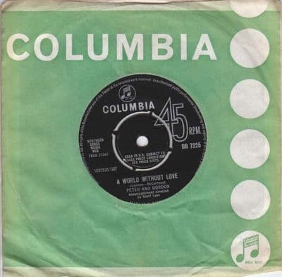 Peter And Gordon - A World Without Love/If I Were You (DB 7225)
