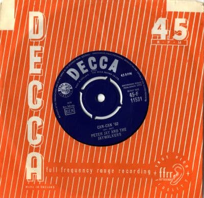 Peter Jay And The Jaywalkers - Can-Can '62/Redskins (F 11531) M-