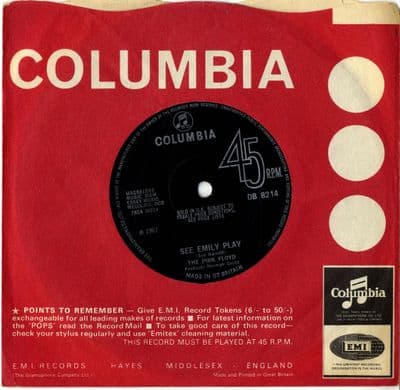 Pink Floyd,The - See Emily Play/Scarecrow (DB 8214) Ex
