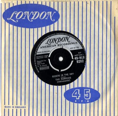 Ramrods,The - Riders In The Sky/Zig Zag (HLU 9282)