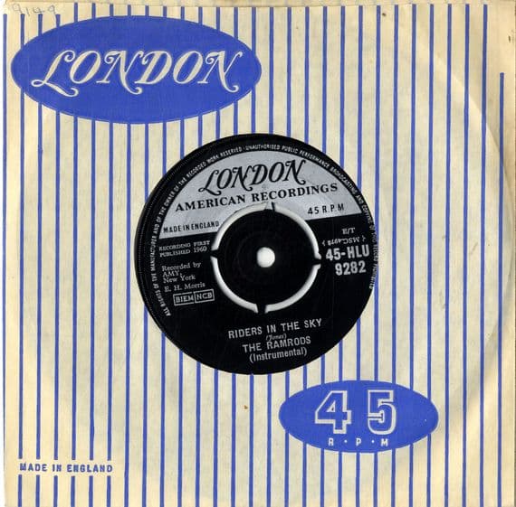 Ramrods,The - Riders In The Sky/Zig Zag (HLU 9282)