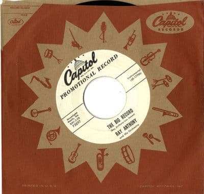 Ray Anthony & Orch. - The Big Record/Till There vWas You (F 3897) Promo