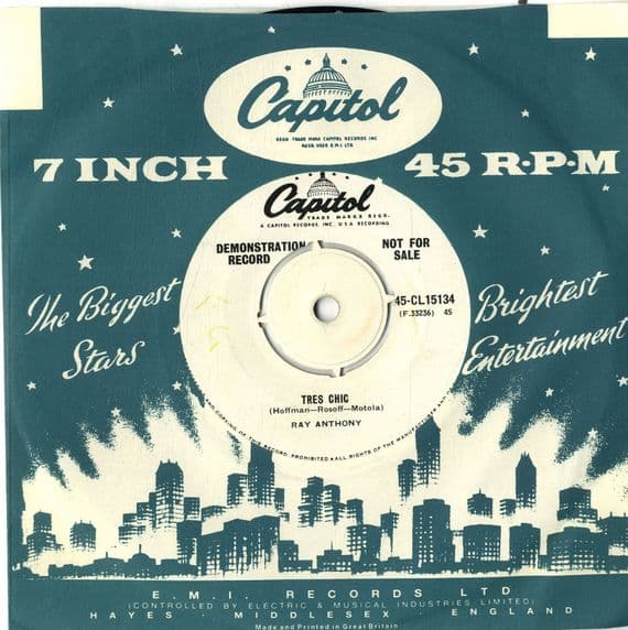 Ray Anthony - Tres Chic/Just In Time (CL 15134) Demo