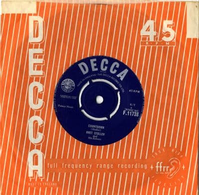 Rhet Stoller and The Echoes - Countdown/Over the Steppes (F 11738) Ex