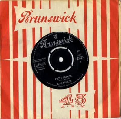 Rick Nelson - Fools Rush In/Down Home (05895) Ex
