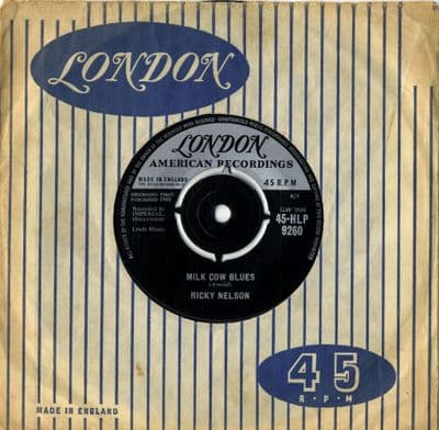 Ricky Nelson - Milk Cow Blues/You Are The One And Lonely (HLP 9260)