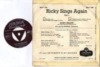 Ricky Nelson - Ricky Sings Again Part 1 (RE-P 1200)