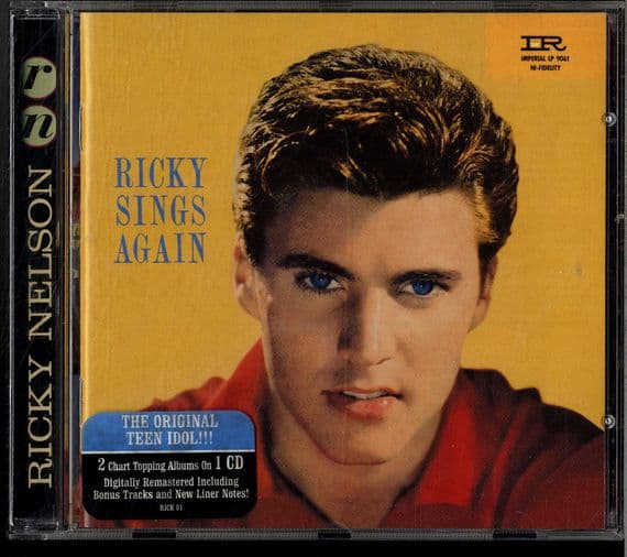 Ricky Nelson - Ricky Sings Again - Songs By Ricky  - Imperial CD