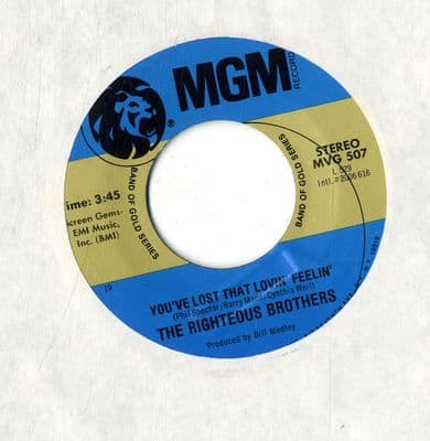 Righteous Brothers,The - You've Lost That Lovin' Feelin'/Soul And Inspiration (MVG 507) New