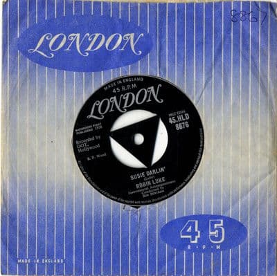 Robin Luke - Susie Darlin'/Living's Loving You (HLD 8676)