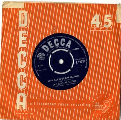 Rolling Stones,The - 19th Nervous Breakdown/As Tears Go By (F 12331 )