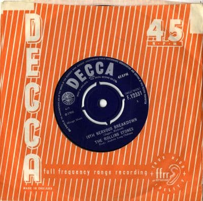 Rolling Stones,The - 19th Nervous Breakdown/As Tears Go By (F 12331 )  Ex
