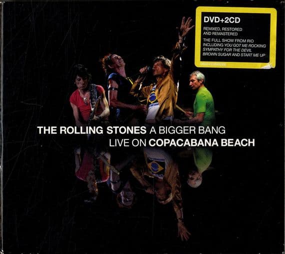 Rolling Stones,The - A Bigger Bang Live On Copacabana Beach - 2 x CD + DVD Set