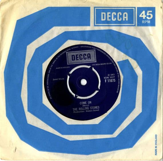Rolling Stones,The - Come On/I Want To Be Loved (F 11675) Ex