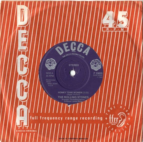 Rolling Stones,The - Germany - Honky Tonk Women/Sympathy For The Devil (F 13635) M-