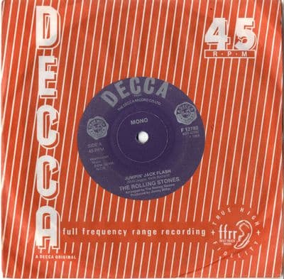 Rolling Stones,The - Germany - Jumpin' Jack Flash/Child Of The Moon (F 12782) M-