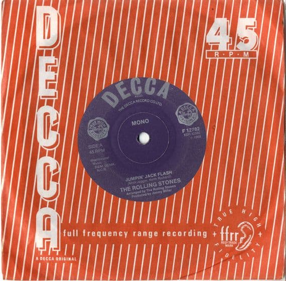 Rolling Stones,The - Germany - Jumpin' Jack Flash/Child Of The Moon (F 12782) M-