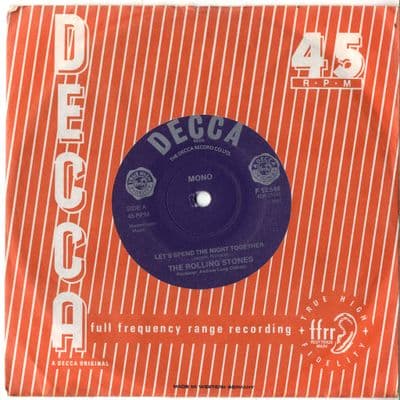 Rolling Stones,The - Germany - Let's Spend The Night Together/Ruby Tuesday (F 12546) M- (F 12782) M-