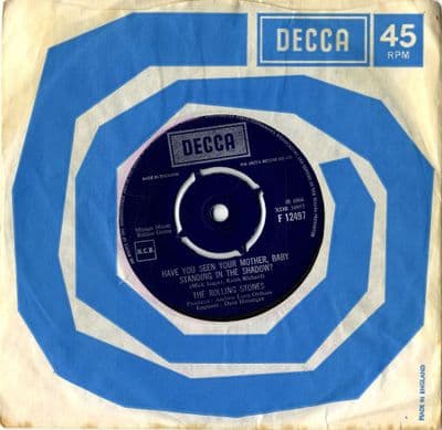 Rolling Stones,The - Have You Seen Your Mother Baby.Standing In The Shadows/Who's Driving .(F 12497)
