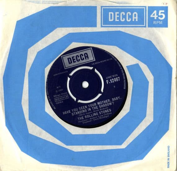 Rolling Stones,The - Have You Seen Your Mother Baby.Standing In The Shadows/Who's Driving  (F 12497)