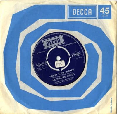 Rolling Stones,The - Honky Tonk Women/You Can't Always Get What You Want (F 12952) M-