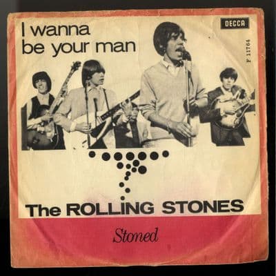 Rolling Stones,The - I Wanna Be Your Man/Stoned (F 11764) With Rare Denmark Picture Sleeve