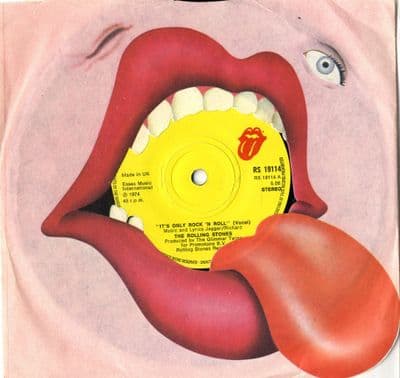 Rolling Stones,The - It's Only Rock 'n' Roll/Through The Lonely Nights (RS 19114)  Ex