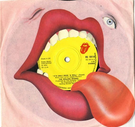 Rolling Stones,The - It's Only Rock 'n' Roll/Through The Lonely Nights (RS 19114)  Ex