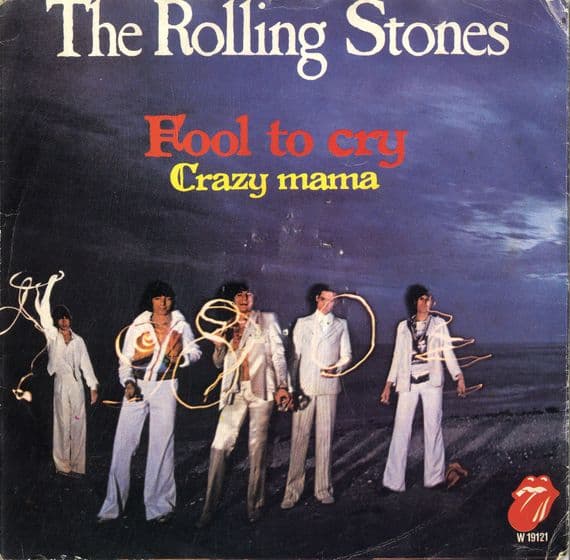 Rolling Stones,The - Italy - Fool To Cry/Crazy Mama (W 19121)