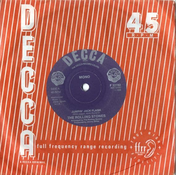 Rolling Stones,The - Jumpin' Jack Flash/Child Of The Moon (F 12782) M-