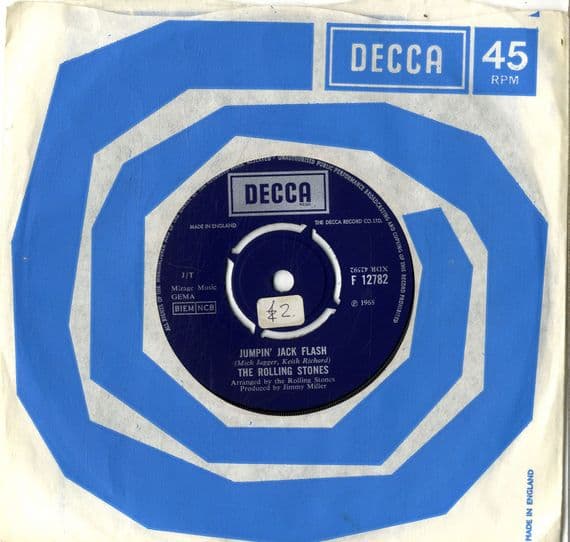 Rolling Stones,The - Jumpin' Jack Flash/Child Of The Moon (F 12782) M-