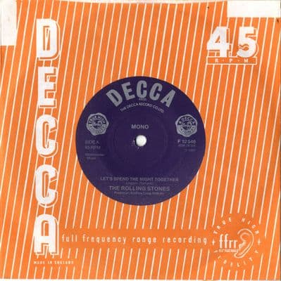 Rolling Stones,The - Let's Spend The Night Together/Ruby Tuesday (F 12546) M-