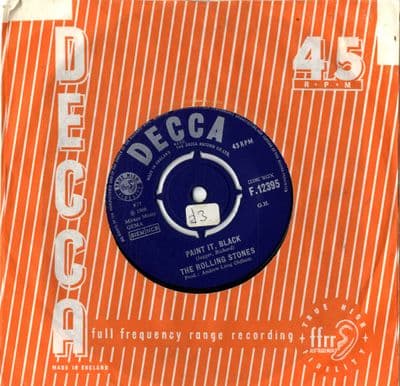 Rolling Stones,The - Paint It Black/Long Long While (F 12395)