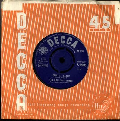 Rolling Stones,The - Paint It Black/Long Long While (F 12395)