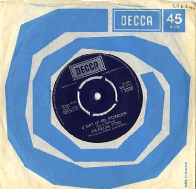 Rolling Stones,The - Satisfaction/The Spider And The Fly (F 12220) 1967 Pressing - Ex