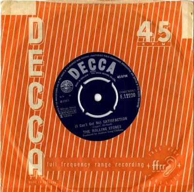Rolling Stones,The - Satisfaction/The Spider And The Fly (F 12220) Ex