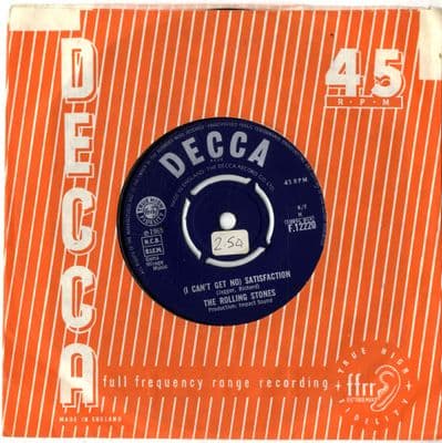 Rolling Stones,The - Satisfaction/The Spider And The Fly (F 12220) M-