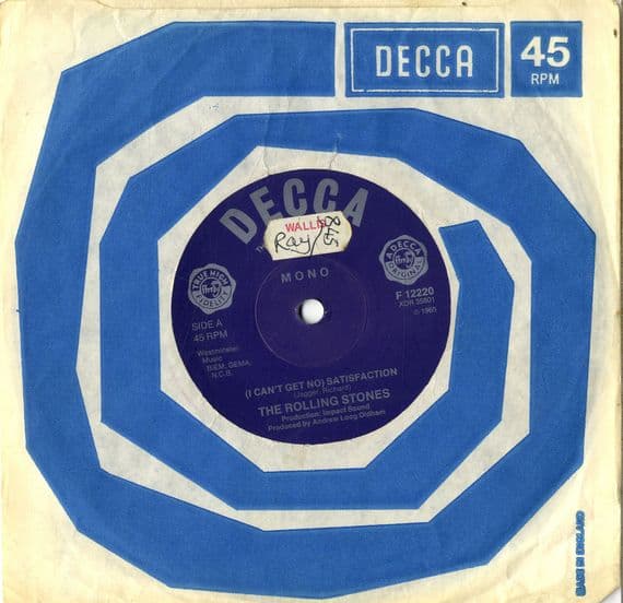 Rolling Stones,The - Satisfaction/The Under Assistant West Coast  ,, (F 12220) M-