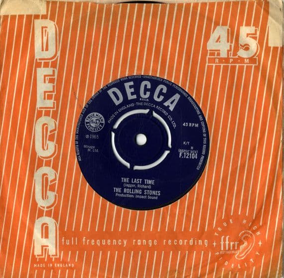 Rolling Stones,The - The Last Time/Play With Fire  (F 12104 )